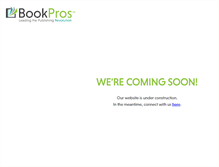 Tablet Screenshot of bookpros.com